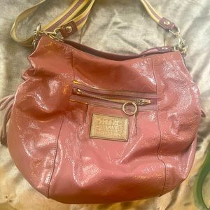 Lavender Coach Patent Leather large crossbody 💜